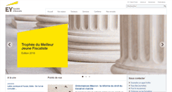 Desktop Screenshot of ey-avocats.com